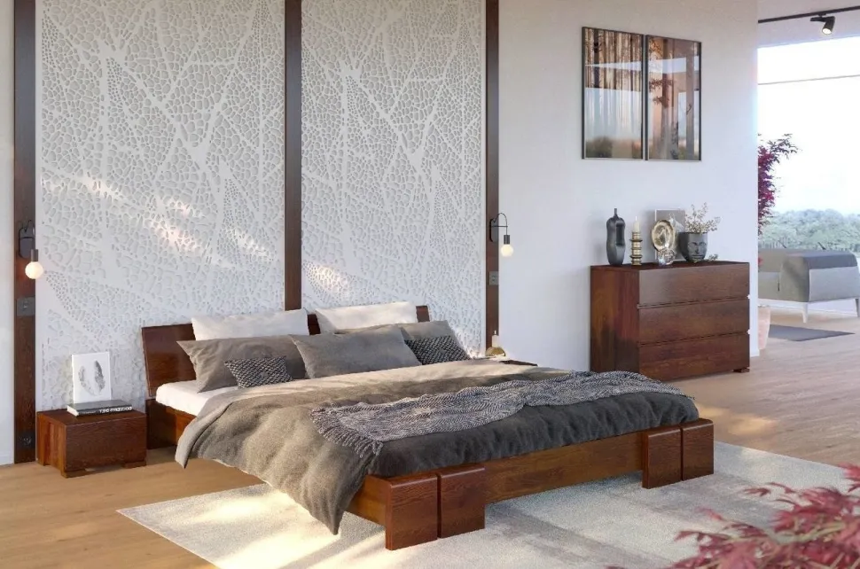 Łóżko sosnowe Vestre Long 160x220