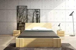 Łóżko sosnowe Vestre Maxi & z 4 szufladami 200x220