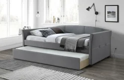 Łóżko Sussan dwuosobowe z wysuwanym