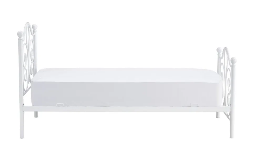 Łóżko Tala 90 cm metalowe biały