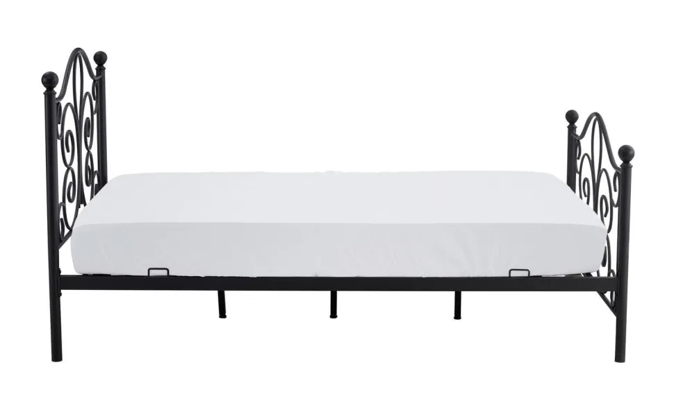 Łóżko Tala 90 cm metalowe czarny