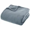 Koc Flanelowy błękitny 180x230cm