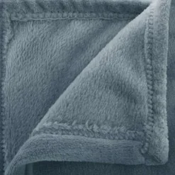 Koc Flanelowy błękitny 180x230cm