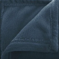 Koc Flanelowy granatowy 180x230cm