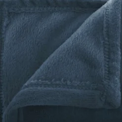 Koc Flanelowy granatowy 125x150cm
