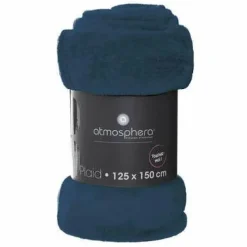 Koc Flanelowy granatowy 125x150cm