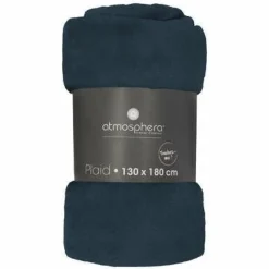 Koc Flanelowy granatowy 130x180cm