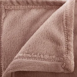 Koc Flanelowy różowy 180x230cm