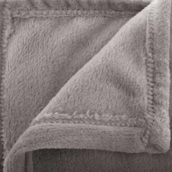 Koc Flanelowy szary 130x180cm