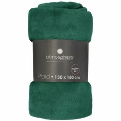 Koc Flanelowy zielony 130x180cm