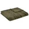 Koc flanelowy Zoa khaki 150x125cm
