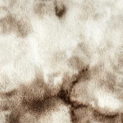 Koc Furry 140x200cm brązowo-kremowy