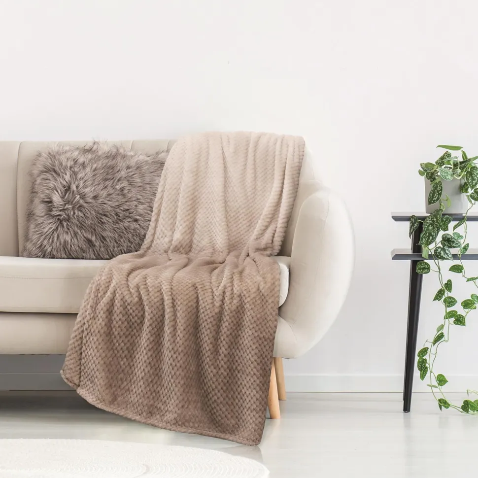 Koc Honey beżowy 150x220cm