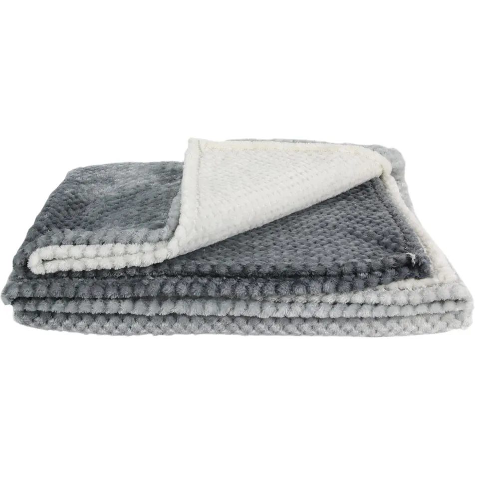 Koc /Pled Honey szary 150x200cm