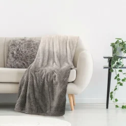 Koc /Pled Honey szary 150x200cm