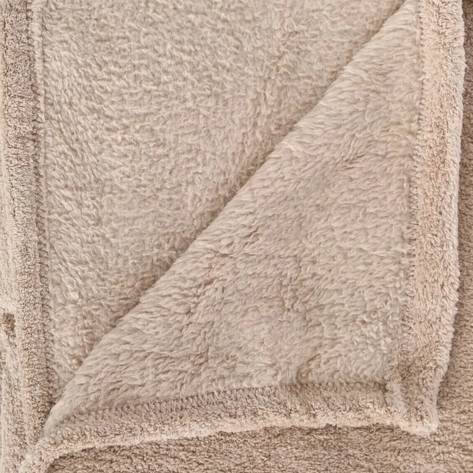 Koc Pled mikrofibra 125x150cm beżowy