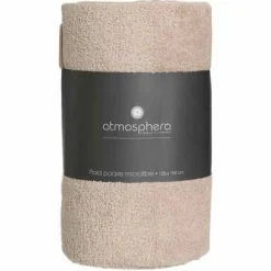 Koc Pled mikrofibra 125x150cm beżowy