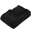Koc Pled mikrofibra 125x150cm czarny