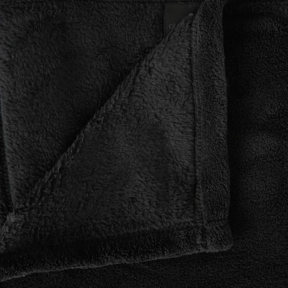 Koc Pled mikrofibra 125x150cm czarny