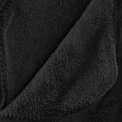 Koc Pled mikroplusz 180x230cm czarny