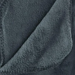 Koc Pled mikroplusz 180x230cm grafitowy