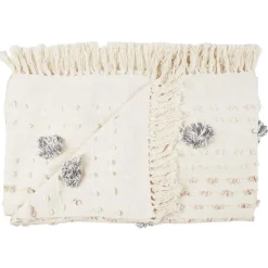 Koc/ Pled Tuffo 125x150cm kremowy