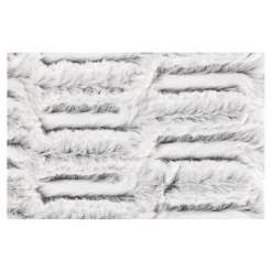 Koc Plush Grey gruby 180x130 cm