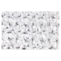 Koc Rose Grey gruby 180x130 cm