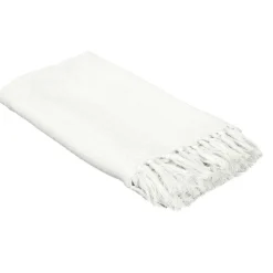 Koc/Pled Waffle biały