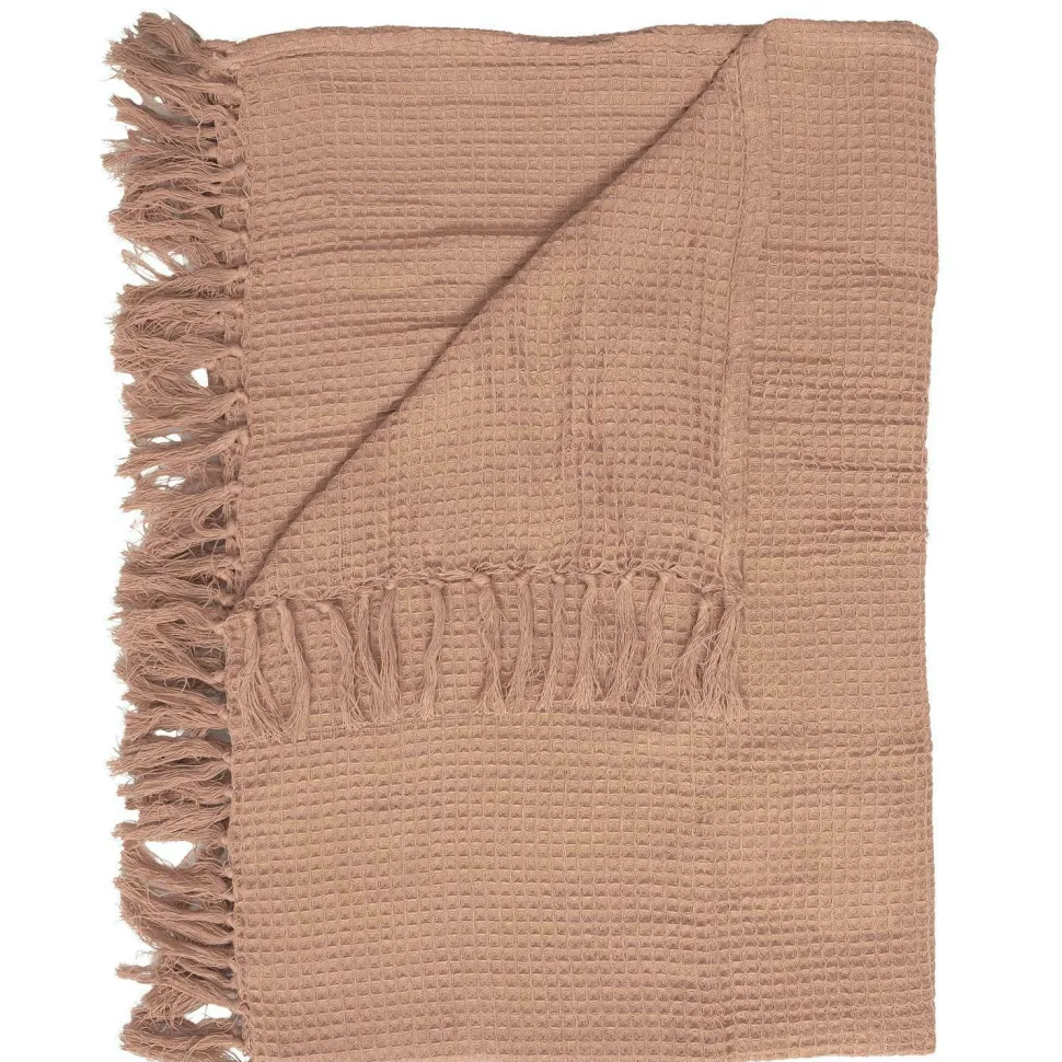 Koc/Pled Waffle ochra 150x200cm