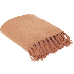 Koc/Pled Waffle ochra 150x200cm