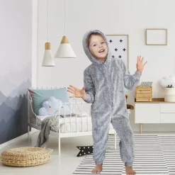 Kombinezon Onesie dziecięcy 4-6lat szary