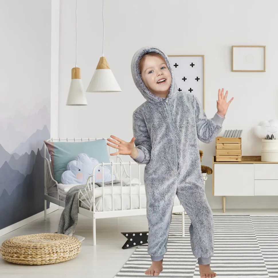 Kombinezon Onesie dziecięcy 4-6lat szary