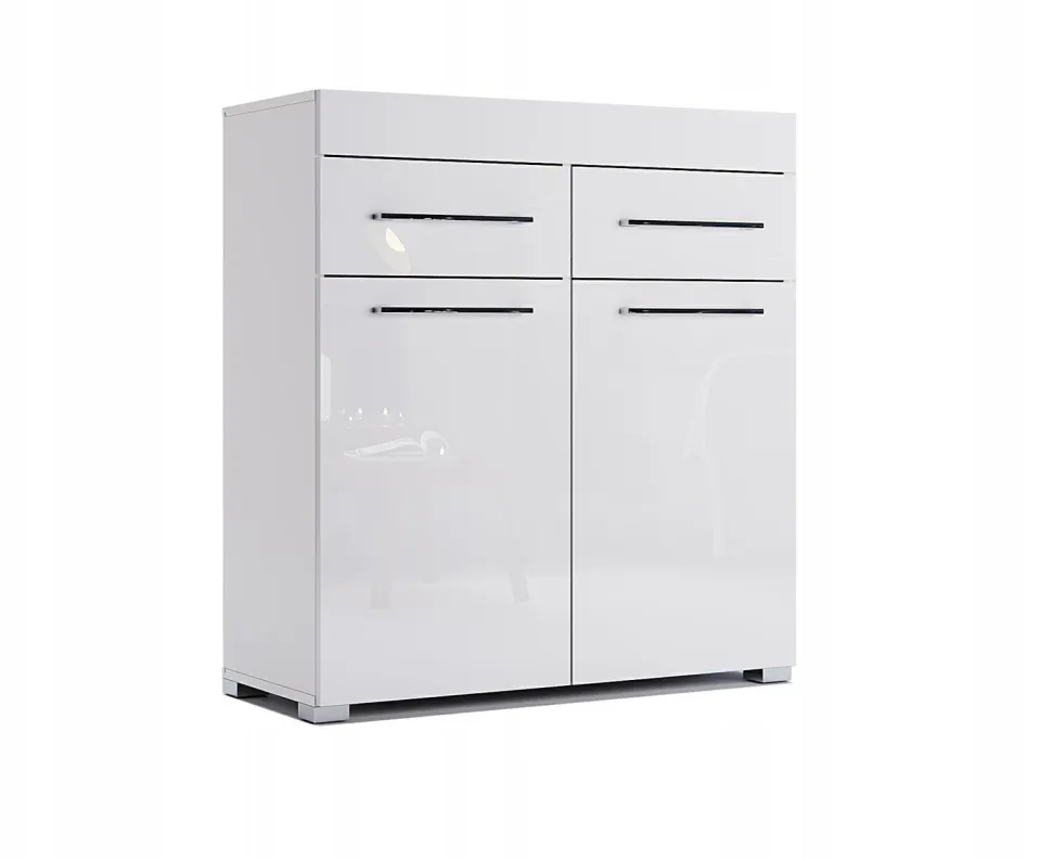 Komoda Amanda biała połysk