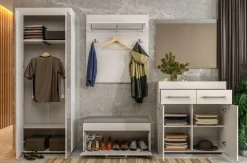 Komoda Amanda biała połysk