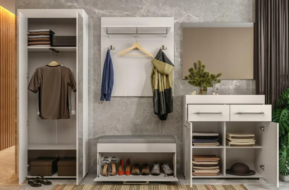 Komoda Amanda biała połysk