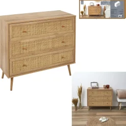 Komoda Bali trzy szuflady OUTLET