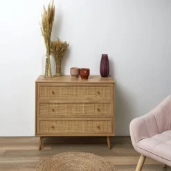 Komoda Bali trzy szuflady OUTLET