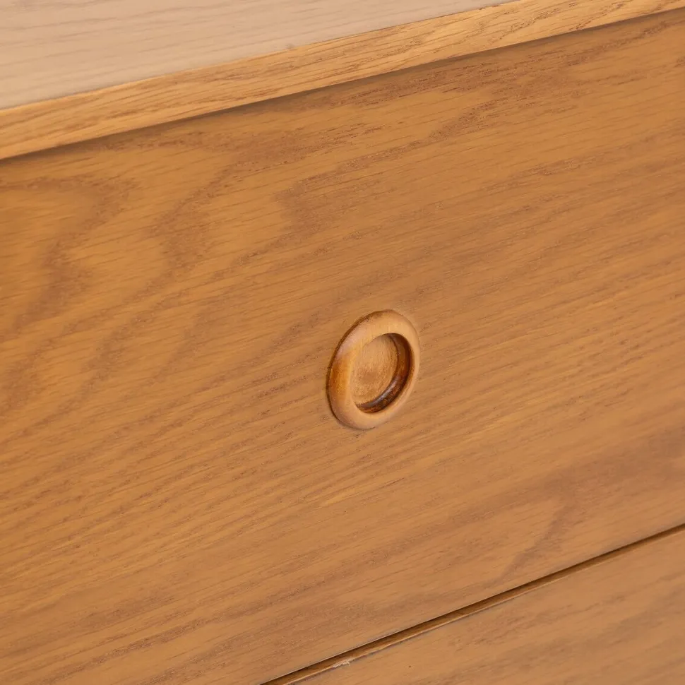 Komoda Charlie z 4 szufladami drewniana