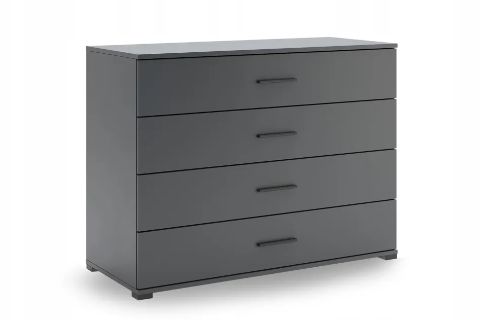 Komoda Della 4 szuflady szara