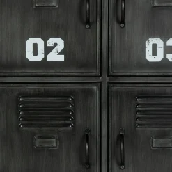 Komoda 6-drzwiowa Sevin metalowa