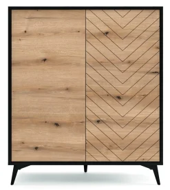 Komoda Fargo wysoka w jodełkę