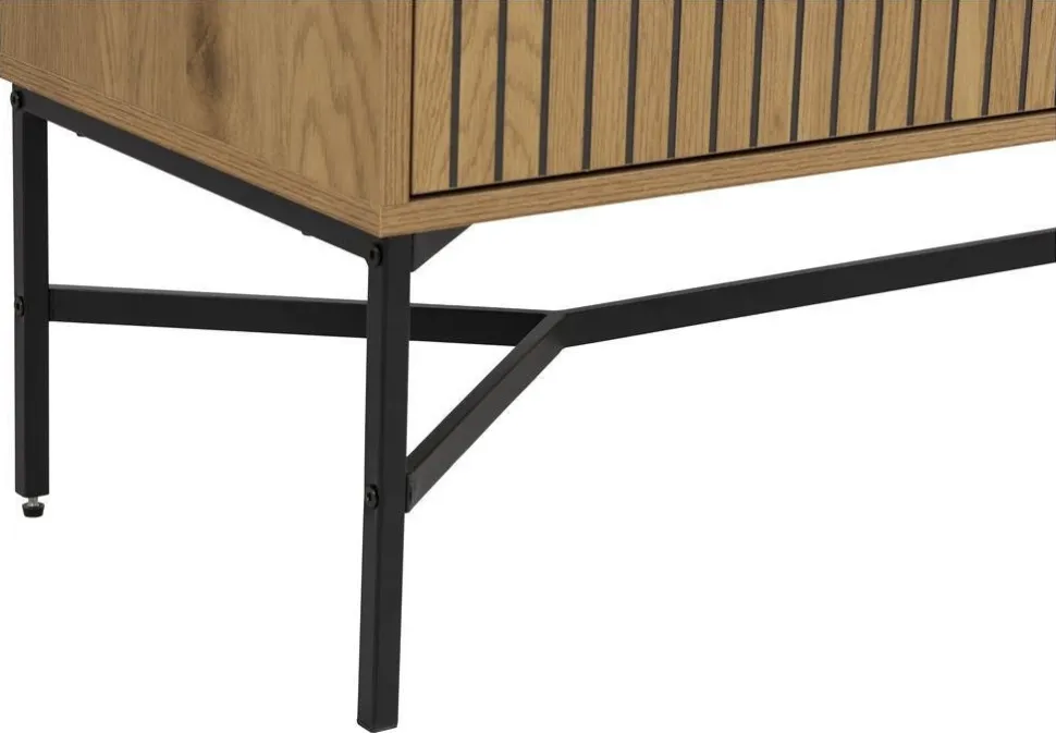 Komoda Jaipur dąb/czarny