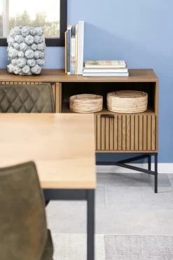 Komoda Jaipur dąb/czarny