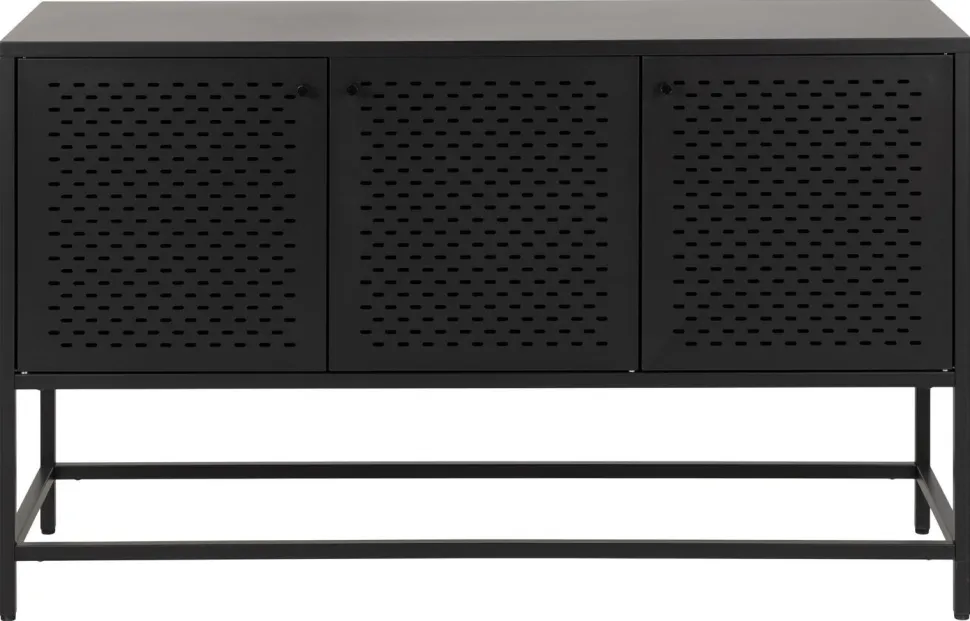 Komoda Newcastle II czarna industrialna