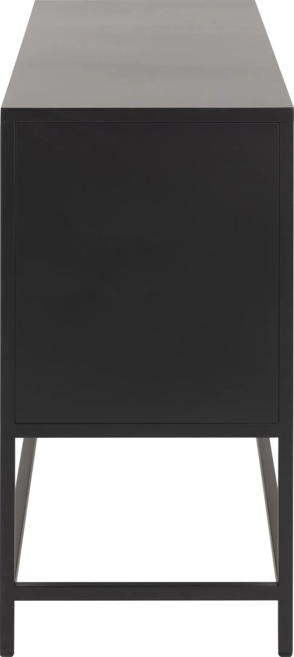 Komoda Newcastle II czarna industrialna