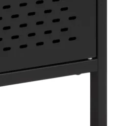 Komoda Newcastle II czarna industrialna