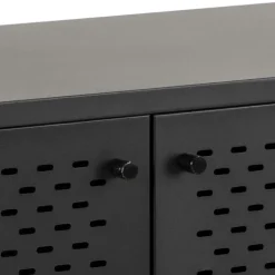 Komoda Newcastle II czarna industrialna