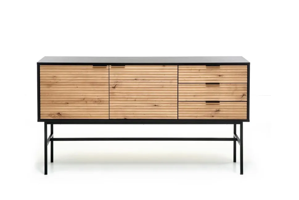 Komoda szeroka Nihala dąb artisan/