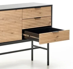 Komoda szeroka Nihala dąb artisan/